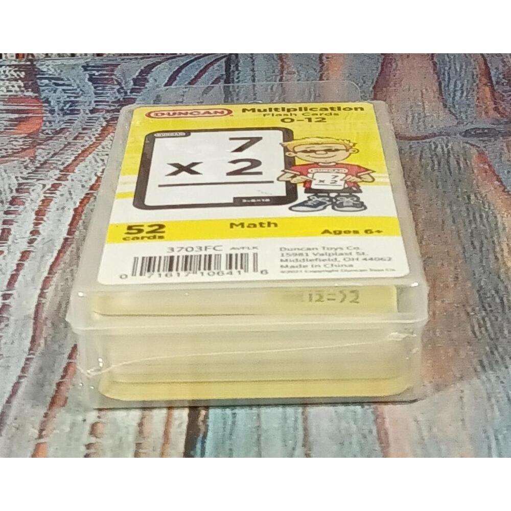 Duncan Multiplication Flash Cards 0-12 - Educational Math Learning‎ Tool - Picture 4 of 7